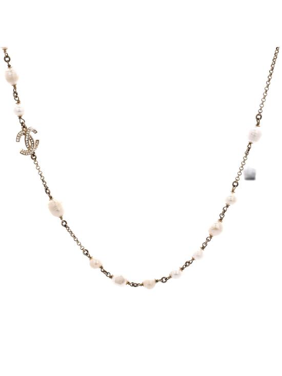 Chanel Jewelry - Chanel Cc Station Long Necklace Metal #285375C13B
